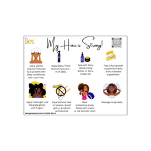 Load image into Gallery viewer, Healthy Haircare Cards- Downloadable