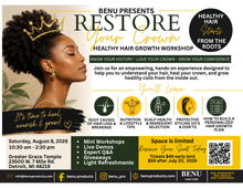 Load image into Gallery viewer, BENU Restore Your Crown Healthy Hair Growth Workshop
